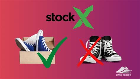 can you sell shoes on stockx without box - is stockx used or new.